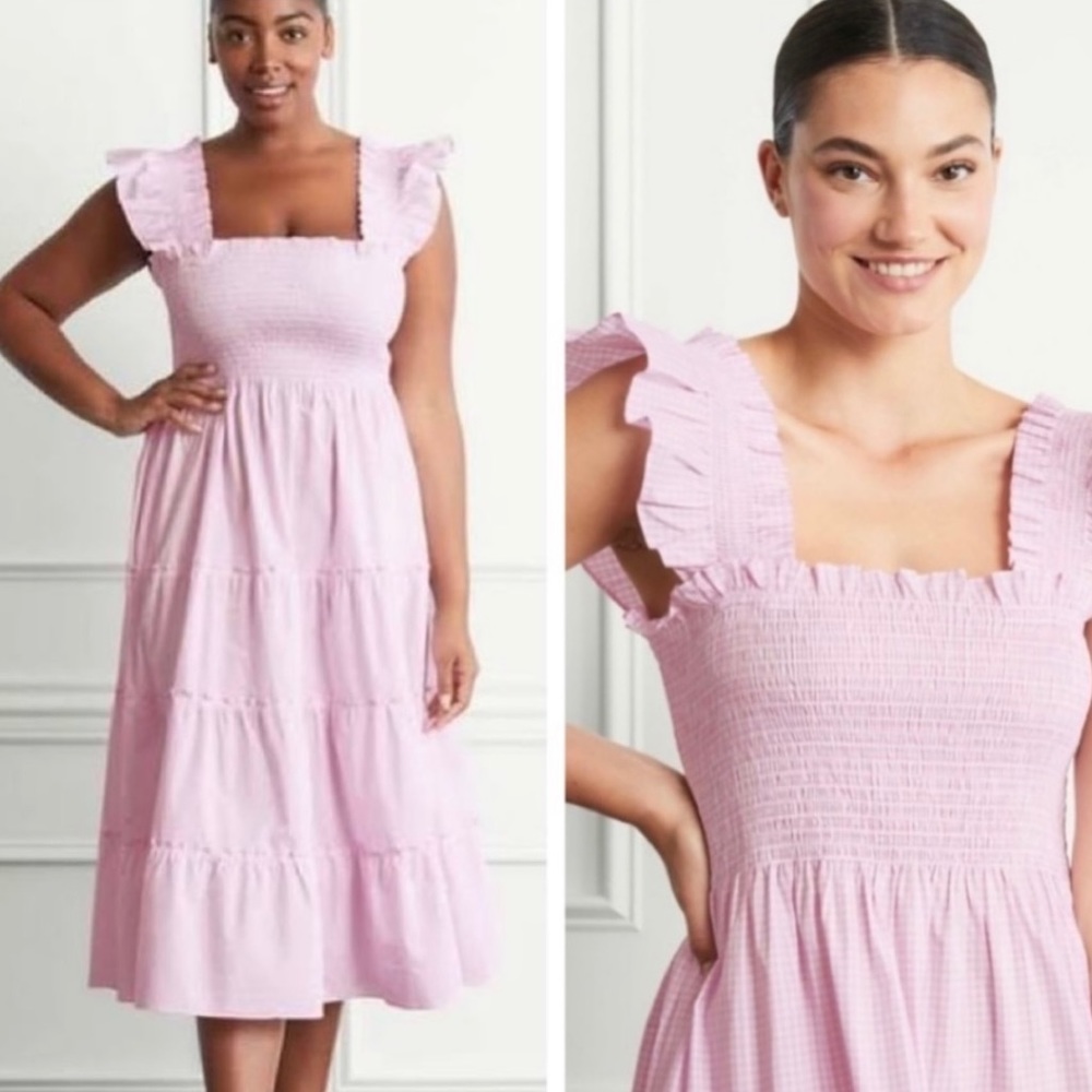 Size S - NWT Hill House Home Nap Dress Ellie - Pink Gingham